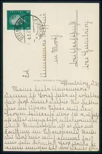 Foto AK Schwarzwald Haus Umgebung 1930 gelaufen sehr eigenartige Schrift