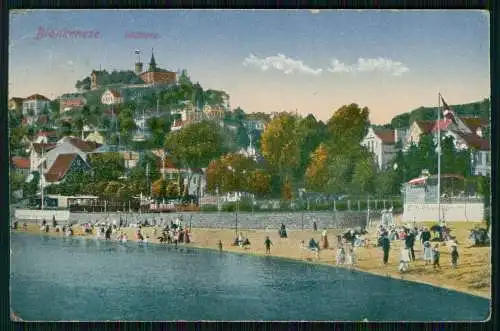 AK  Hamburg Altona Blankenese, Süllberg, Strandpartie 1913 gelaufen