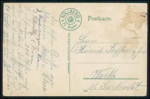 AK  Hamburg Altona Blankenese, Süllberg, Strandpartie 1913 gelaufen