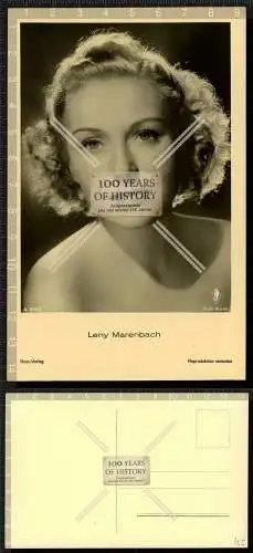 Foto AK Postkarte Schauspielerin Leny Marenbach, Portrait, Ross Verlag