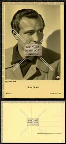 Foto AK Postkarte Schauspieler Portrait - Viktor Staal - Ross Verlag Karte