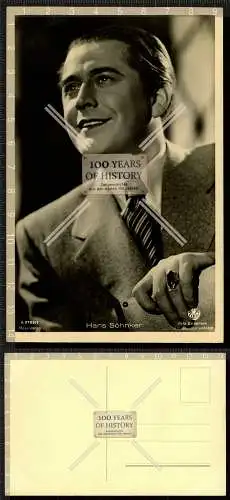 Foto AK Postkarte Schauspieler Portrait - Hans Söhnker - Ross Verlag Karte