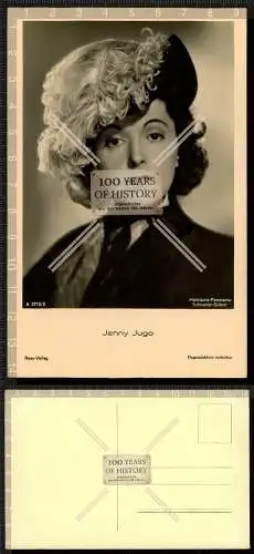 Foto AK Postkarte Schauspielerin Portrait - Jenny Jugo - Ross Verlag Karte