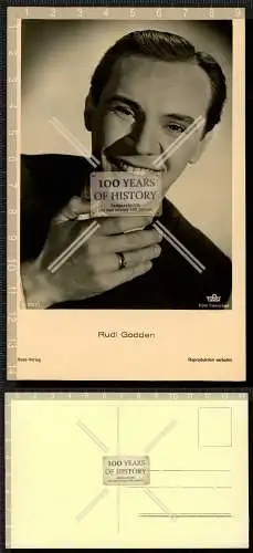 Foto AK Postkarte Schauspieler Portrait - Rudi Godden - Ross Verlag Karte