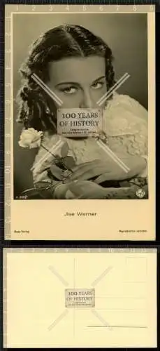 Foto AK Postkarte Schauspielerin Portrait - Jlse Werner - Ross Verlag Karte