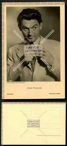 Foto AK Postkarte Schauspieler Portrait - Jupp Hussels - Ross Verlag Karte