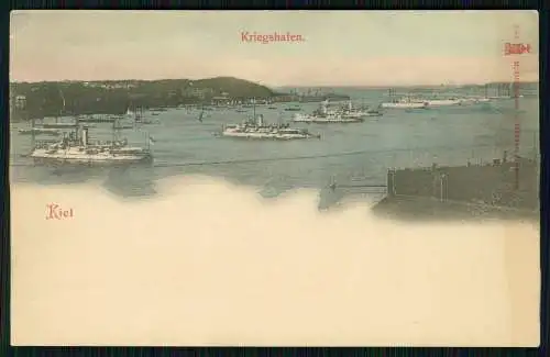 AK Kiel, Holstein Kriegshafen, Kaiserliche Marine Kriegsschiffe Flotte 1905