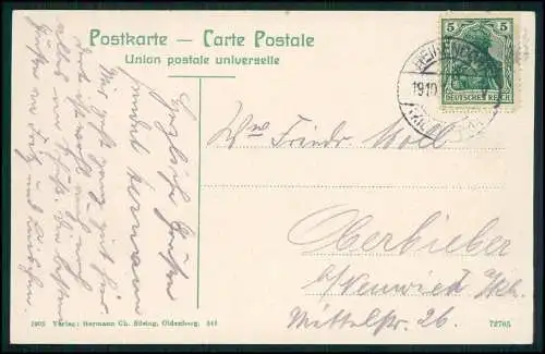 AK Kiel in Schleswig Holstein, Kruppsche Seebadeanstalt 1908 gelaufen