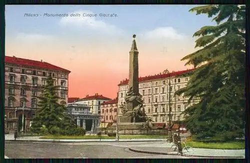 7x Foto und AK Milano Mailand Lombardia Italien diverse Ansichten 1925-40