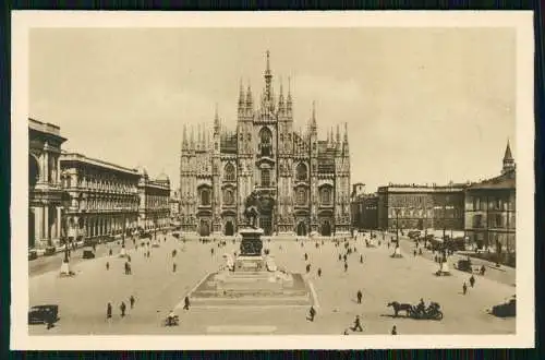 7x Foto und AK Milano Mailand Lombardia Italien diverse Ansichten 1925-40