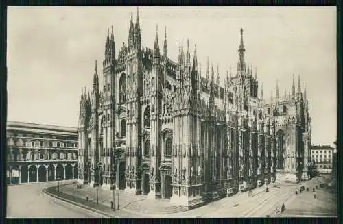 7x Foto und AK Milano Mailand Lombardia Italien diverse Ansichten 1925-40