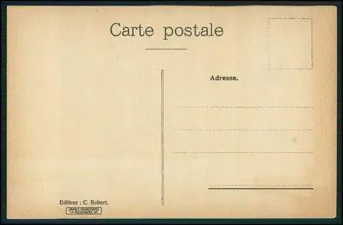 AK Belgien 1. WK En Faveur des Refugies Belges C. Robert 1914-18