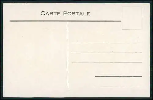 AK Passepartout Portrait Raymond Poincaré President Republique Francaise Fahnen