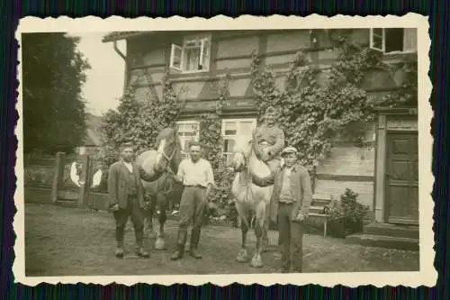 8x Foto unser Bauernhof 1936 Arbeit auf dem Felde mit Pferde uvm.