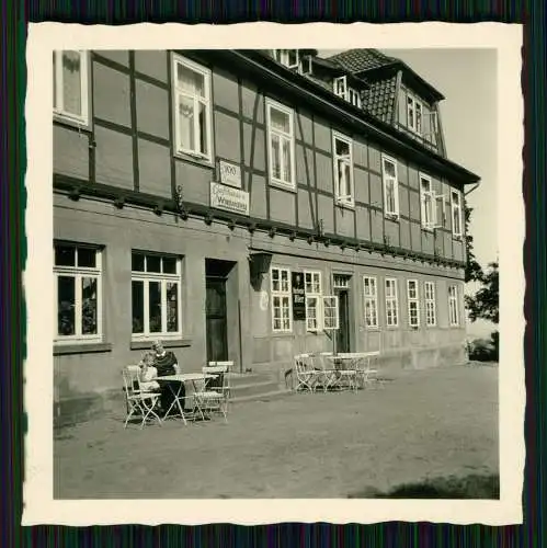 Foto Gasthaus zur Windmühle 100 Jahre alte Werbung Herforder Bier 1936 Minden ?