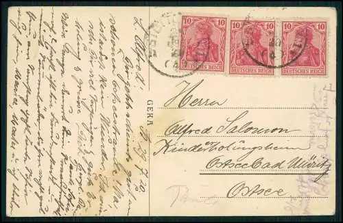 2x AK Stuttgart Blick Schlossplatz versendet 1903 nach A. Salomon Graal-Müritz