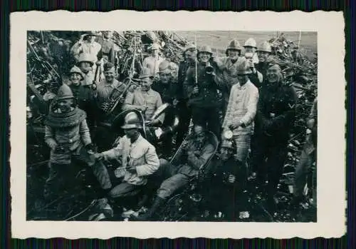 2x Foto Soldaten Wehrmacht Feuerwehr entsorgen Musikinstrumente Lünen Unna 1940