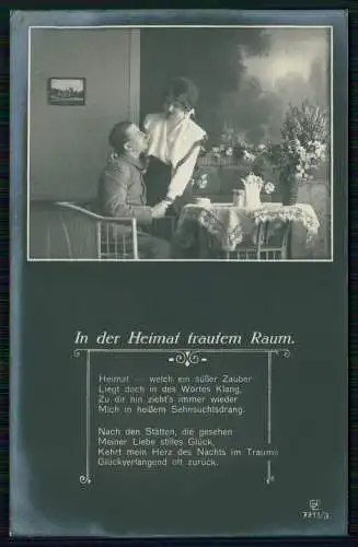 6x AK 1.WK einer Serie - In der Heimat trautem Raum 7711-1-6 Feldpost 1916 gel.