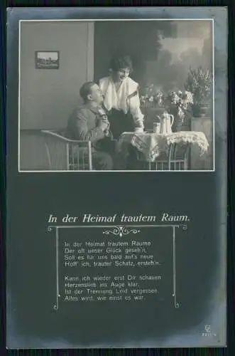 6x AK 1.WK einer Serie - In der Heimat trautem Raum 7711-1-6 Feldpost 1916 gel.