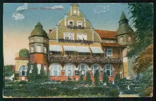 AK Berlin Reinickendorf Tegel, Kaiserpavillon 1918 gelaufen