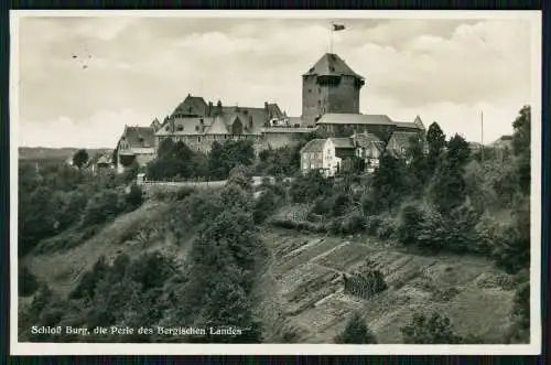 Foto AK Burg an der Wupper Solingen, Schloss Burg, Bergisches Land 1940