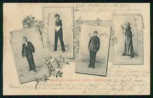 AK Gesang Humorist Harry Schilling 1902 gelaufen von Höhr-Grenzhausen