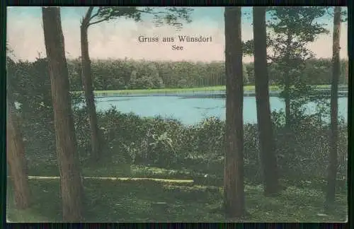 2x AK Wünsdorf Zossen Brandenburg Blick am Wünsdorfer See 1916 Feldpost gelaufen