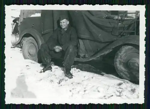 6x Foto Soldaten Wehrmacht Reparatur Werkstatt von Fahrzeuge LKW PKW Schweißen