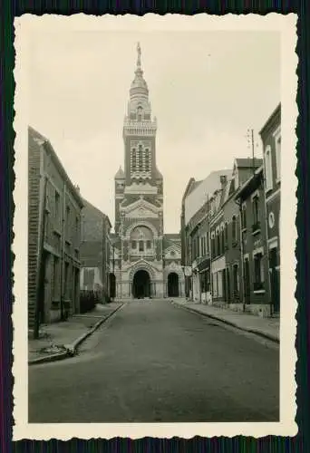 Foto Wehrmacht Albert Somme Basilika Notre-Dame de Brebières 1940-41 Frankreich