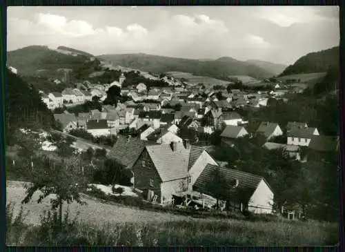 Foto AK Datterode Netratal Ringgau in Hessen, Blick auf den Ort Panorama