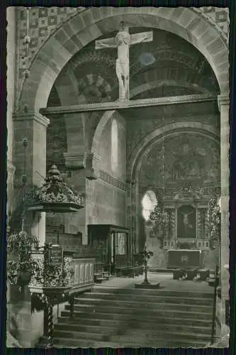 Foto AK Fischbeck Hessisch Oldendorf an der Weser Stiftskirche Innenansicht 1942