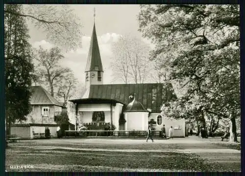 Foto AK Ansichtskarte Planegg Oberbayern, Maria Eich, Kirche Passanten uvm.