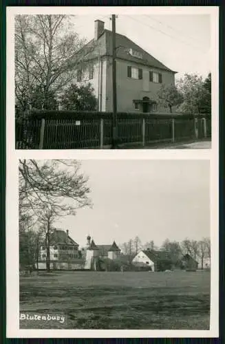 Echt Foto AK Obermenzing München Bayern, Blutenburg, Schloss Blutenburg