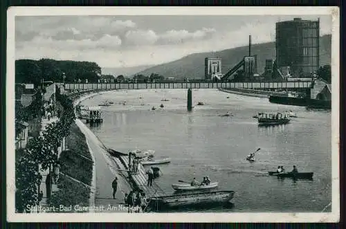 AK Stuttgart Cannstatt am Neckar 1939 Stempel Reichsgartenschau gelaufen