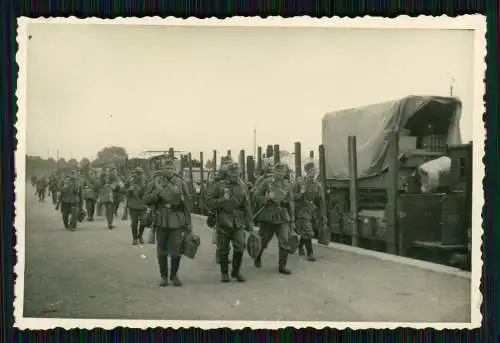 8x Foto Breisach Rhein Schiffbrücke Vormarsch Wehrmacht Elsass Haut Rhin 1940-41