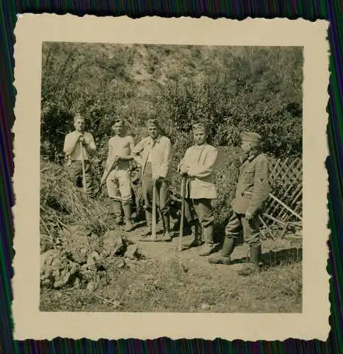 13x Foto Soldaten der Wehrmacht Bautrupp Armee Baupark II uvm. im Einsatz 1941