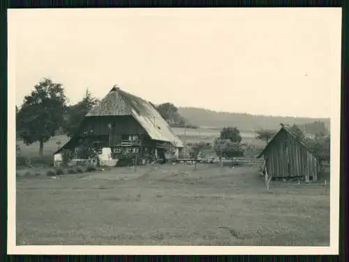 8x Foto Dörfer Schwarzwald Häuser Wohnstallhaus Walm- oder Krüppelwalmdach 1939