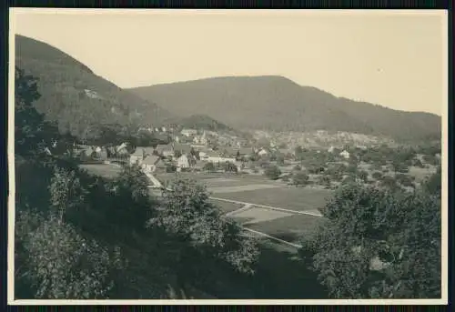 3x Foto Loffenau Bad Herrenalb Schwarzwald, Panorama und Ansichten im Ort 1939