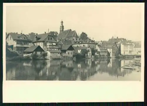 Foto 15x10 cm Gernsbach im Murgtal Schwarzwald Blick von Murg auf den Ort 1939