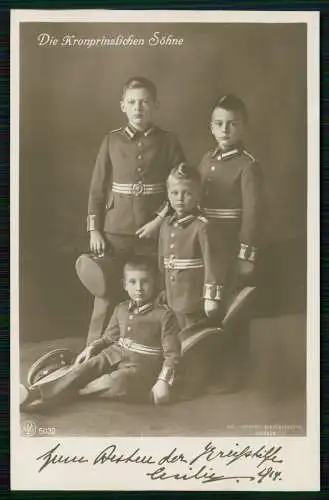 10x AK Militär Adel Monarchie Kaiserzeit 1. WK Kaiser Prinzessinnen Prinzen uvm.