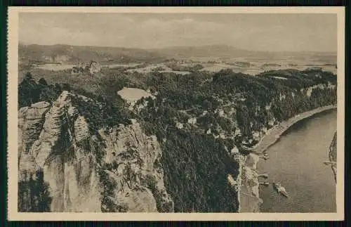 3x AK Königstein Elbe Sächs. Schweiz, Panorama, Festung Königstein Salondampfer