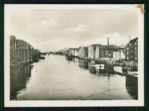 10x Foto Norwegen Norge Ansichten Fjorde Dörfer Hafen Städte uvm. 1940-45