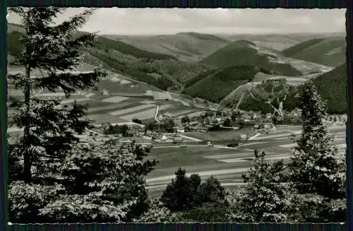 4x Foto AK Willingen Waldeck Upland Hessen Blick Dorf mit Kirche und Umgebung