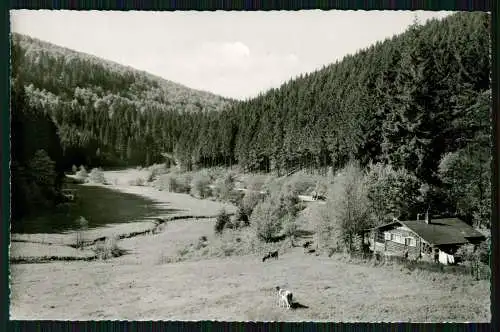 4x Foto AK Willingen Waldeck Upland Hessen Blick Dorf mit Kirche und Umgebung