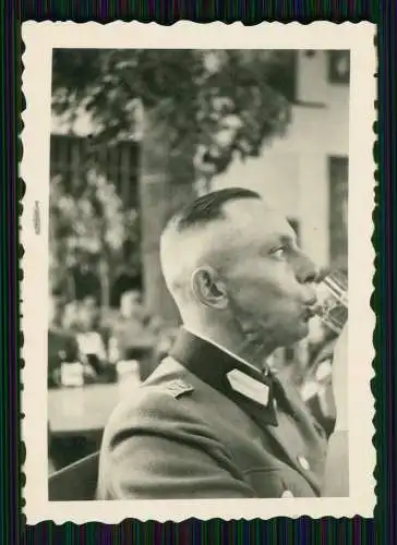 6x Foto Soldaten Gumpoldskirchen in Niederösterreich Heuriger im Ratsgarten 1940