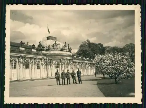 7x Foto Soldaten Wehrmacht im Park uvm. Sanssouci in Potsdam Berlin 1939