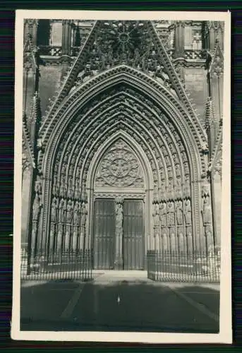 2x Foto Rouen Seine Maritime, Aviation, Kirche St. Ouen, 1941