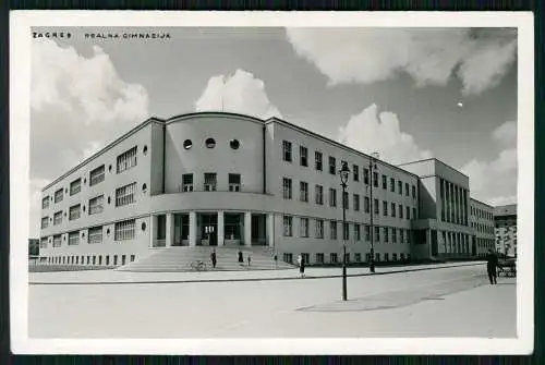 4x Foto AK Zagreb Kroatien, diverse Ansichten 1941