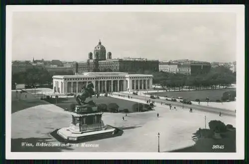 5x Foto AK Wien Österreich, Prater Riesenrad bei Nacht und andere 1936