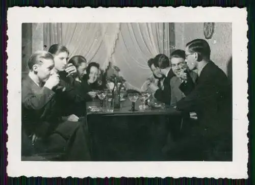 4x Foto Ursula Ante Rollschuh-Club Dortmund Café auf dem Vereinsgelände 1936-45